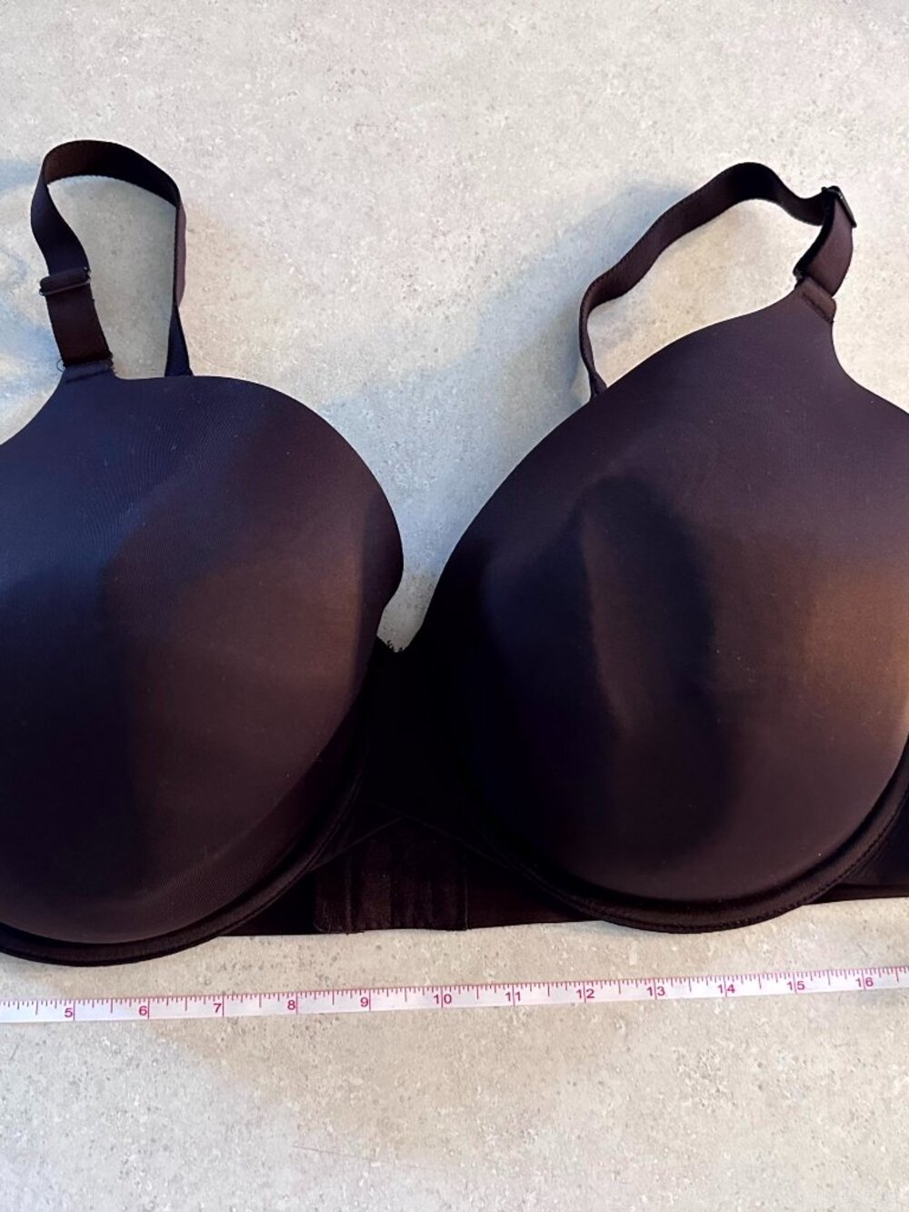 Cacique Lightly Lined Full Coverage Underwire Bra Size 46DD Brown